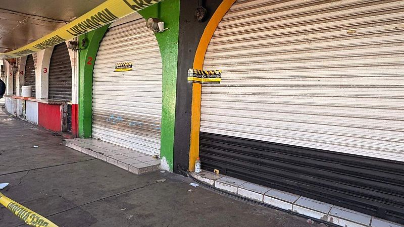 Comercios y restaurantes a las afueras de la Central Camionera de Durango